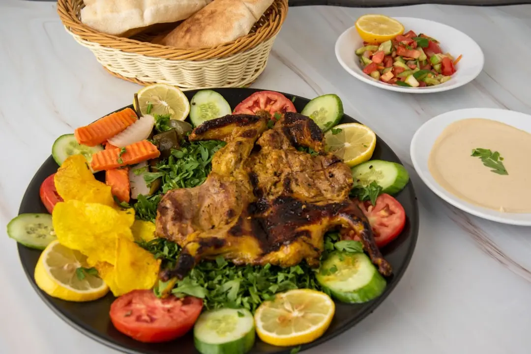 طبق حمام مشوي